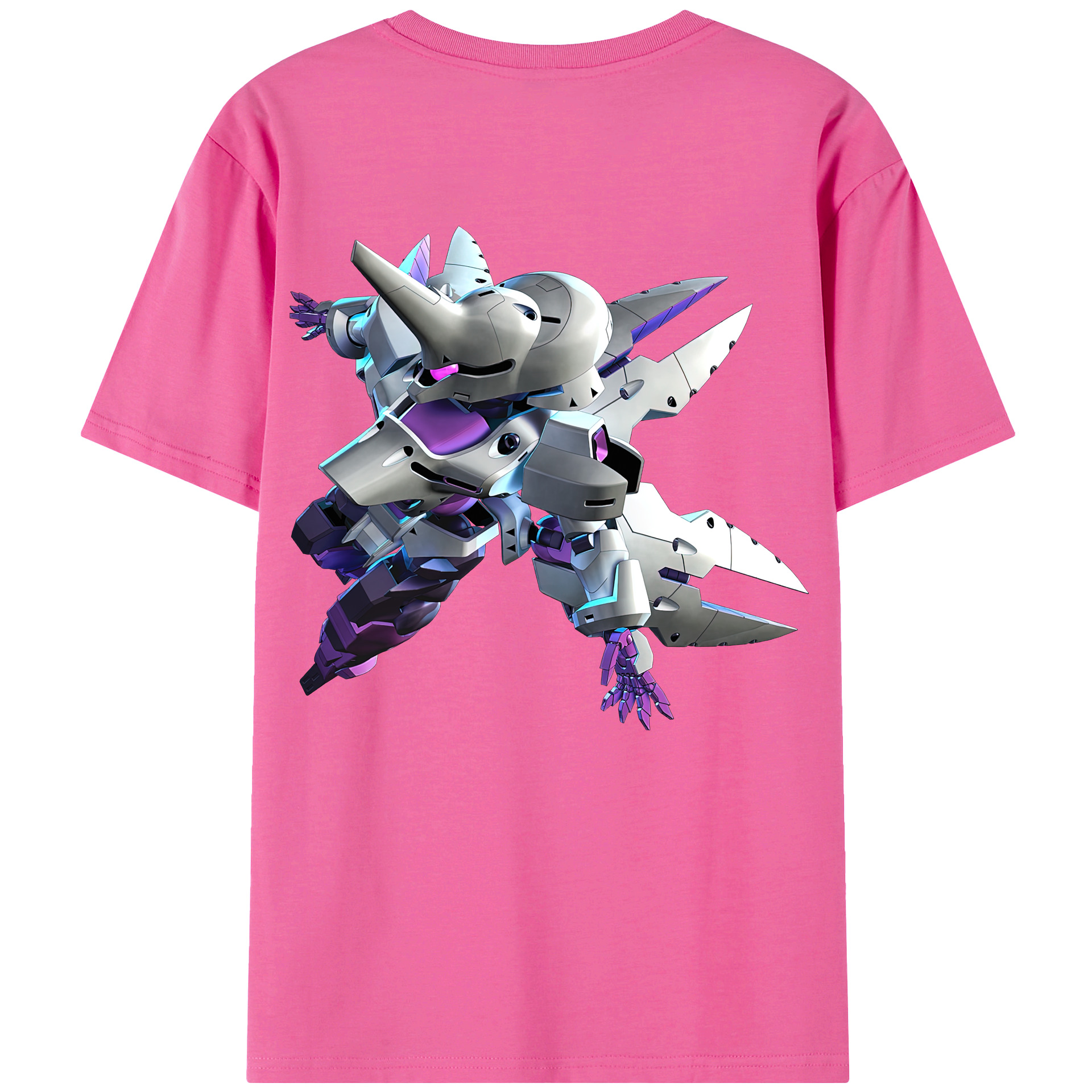 （画像用） 機動戦士ガンダム Mobile Suit Gundam レディース半袖Tシャツ(バックプリント)